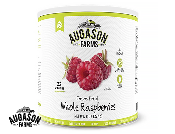 AF: Freeze-Dried Whole Raspberries Can